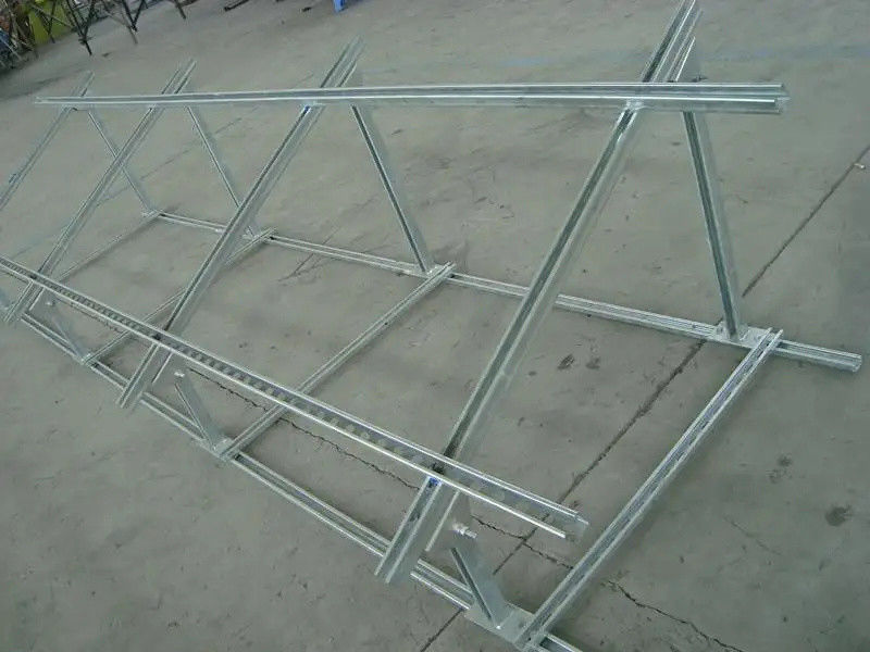 Supports facilement assemblés de panneau solaire pour l'installation ouverte de champ de site