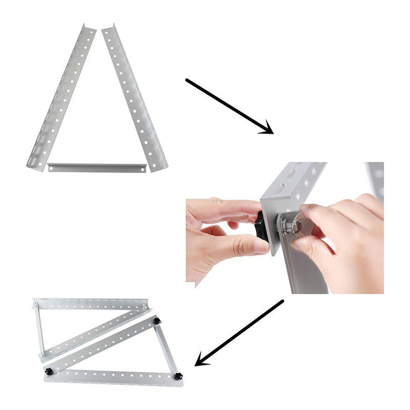 Kit de bâti d'inclinaison de panneau solaire de résistance de vent pour l'installation de toit de ciment