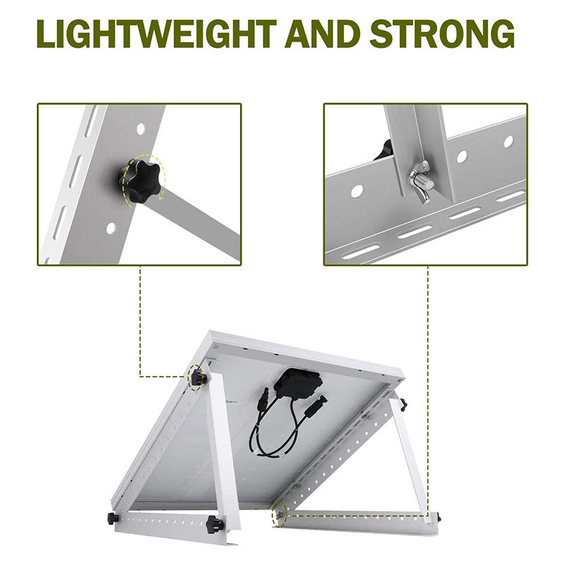Kit de bâti d'inclinaison de panneau solaire de résistance de vent pour l'installation de toit de ciment