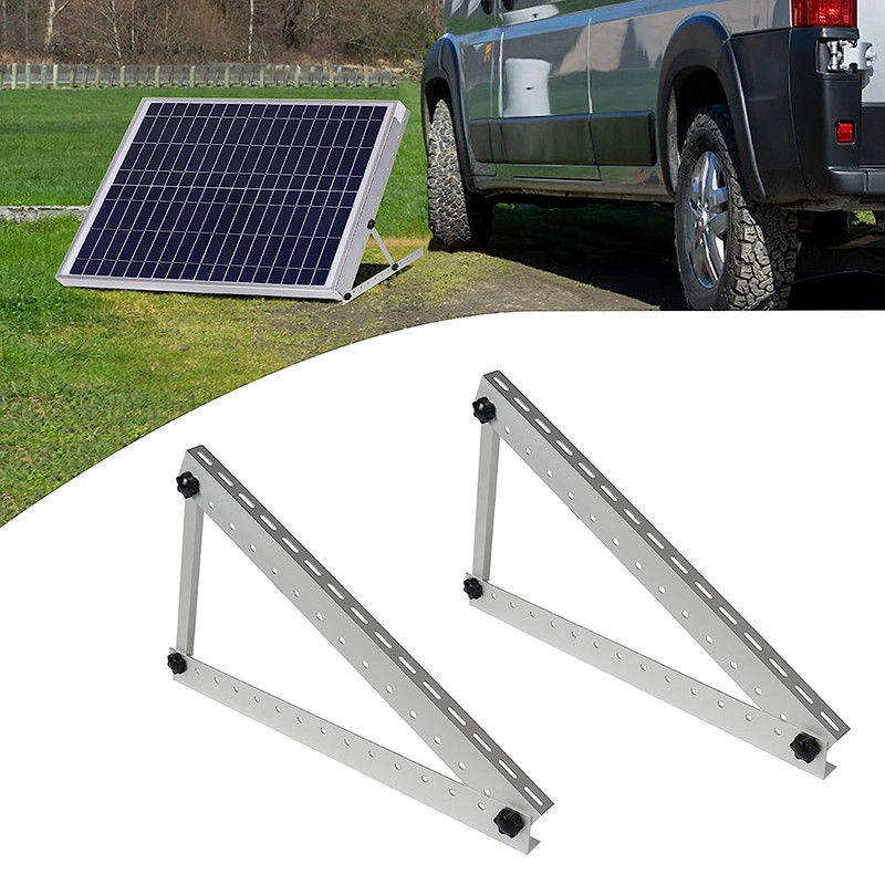 Anticorrosion d'angle de bâti d'inclinaison de panneau solaire de 2 panneaux 5 ans de garantie