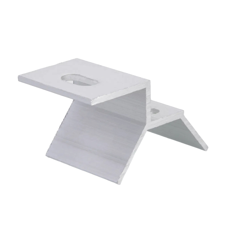 Serre en alliage d'aluminium à double boulons et à poignée dentelée pour les vibrations - Serre solaire de toiture à fixation structurelle résistante