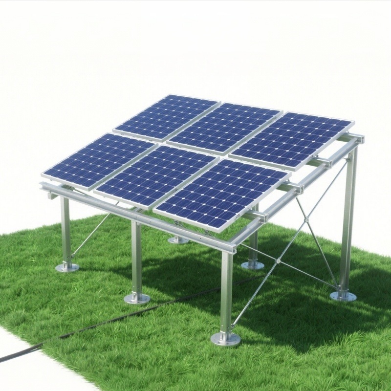 Rail en aluminium pour le montage de structures de panneaux solaires au prix d'usine pour les supports de système de toiture