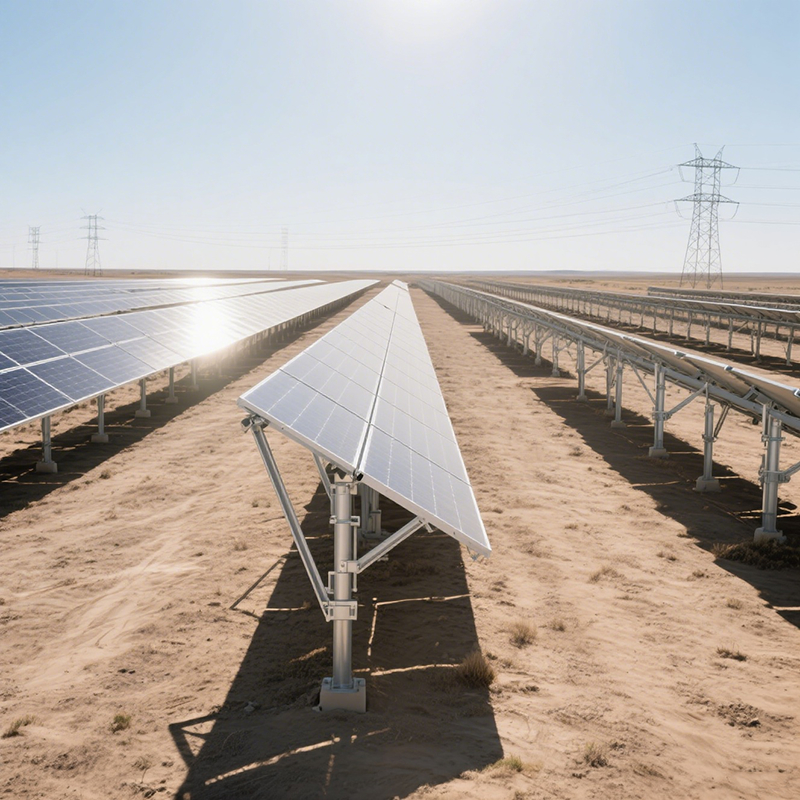 Des supports de montage solaire à sol libre résistant aux intempéries - résistant au vent et à la corrosion, résistant à la neige