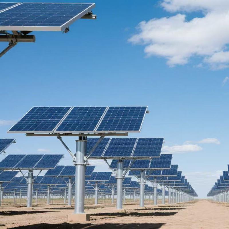 Supports de montage solaires au sol de haute qualité  Durables, résistants à la corrosion/au vent/à la neige, faciles à installer pour les projets commerciaux
