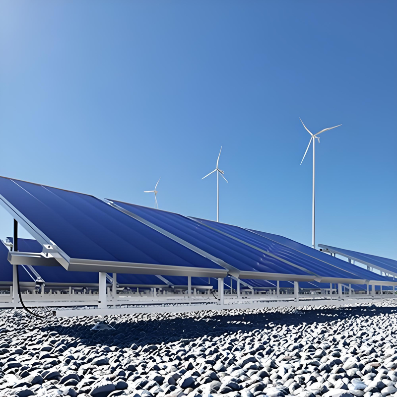 Supports de montage solaires au sol pour centrales solaires photovoltaïques à grande échelle et à l'échelle des services publics avec composants en acier galvanisé à chaud