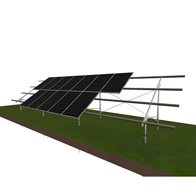 Solar Panel Mounting Brackets Deep Pile Anchoring, Wind & Settlement Resistant, Rock-Solid Stable