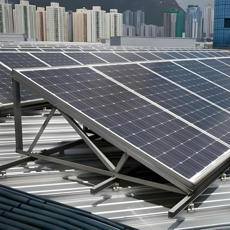 Weatherproof 	Solar Panel Roof Mounting Brackets – Aluminum Alloy with Anti-Rust Coating, Year-Round Stable