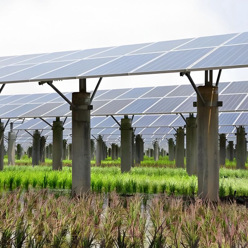 Montage au sol résistant à la corrosion: Conçu pour des environnements difficiles, assure un fonctionnement à long terme