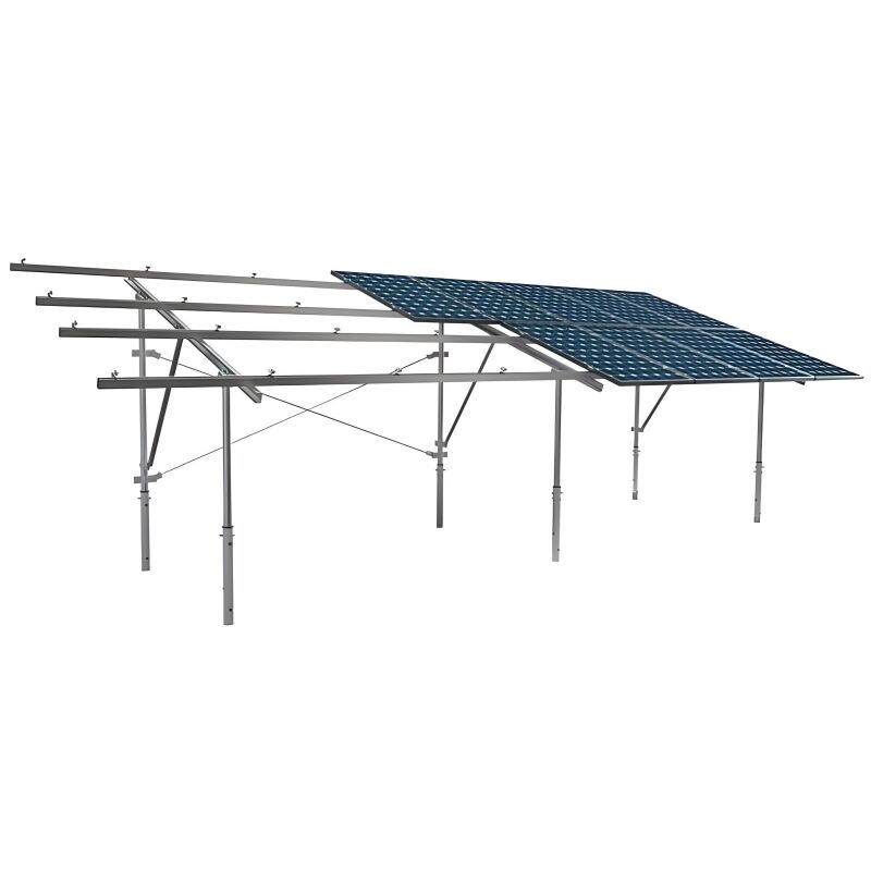 Conception préassemblée des supports de montage de panneaux solaires Économiser du temps d'installation et fournir un support solide pour les panneaux solaires