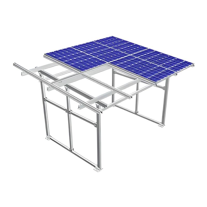 Supports de montage de panneaux solaires résistants à la rouille avec composants préassemblés conçus pour une installation rapide et facile